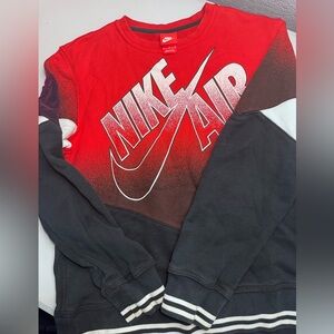 Vintage Red Tag Nike AIR "Swoosh" (M) Sweatshirt RED BLACK WHITE